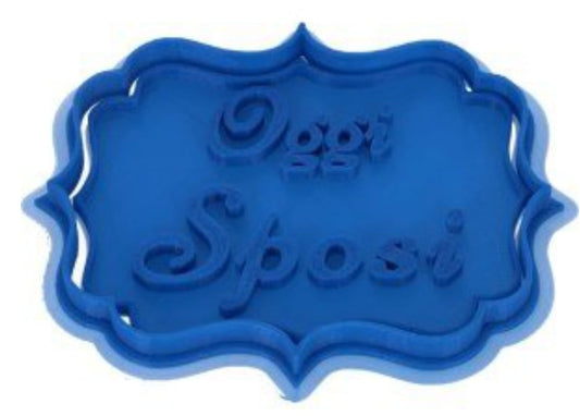 WEDDING GROOM COOKIE CUTTERS WITH IMPRESSION