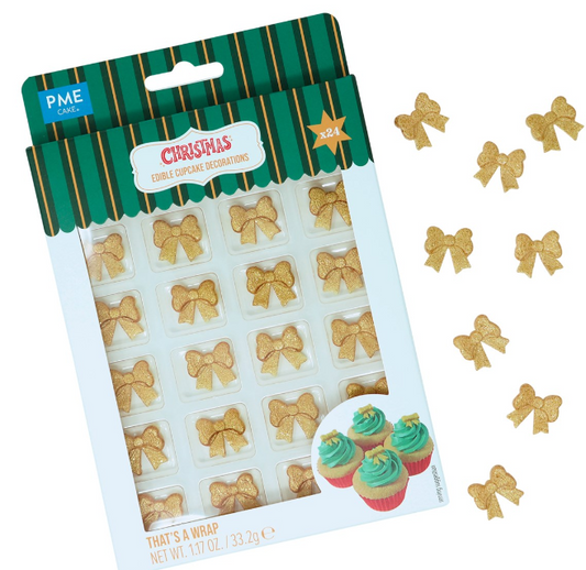 DECORAZIONI NATALE IN ZUCCHERO 12pz