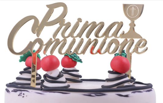 CAKE TOPPER COMUNIONE
