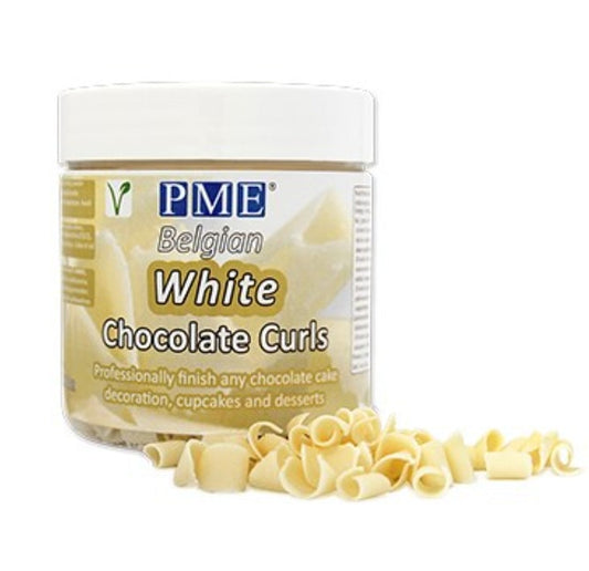 CHOCOLATE CURLS – WHITE CHOCOLATE 85gr