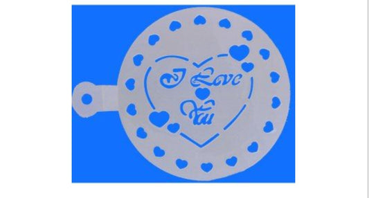 STENCIL I LOVE YOU
