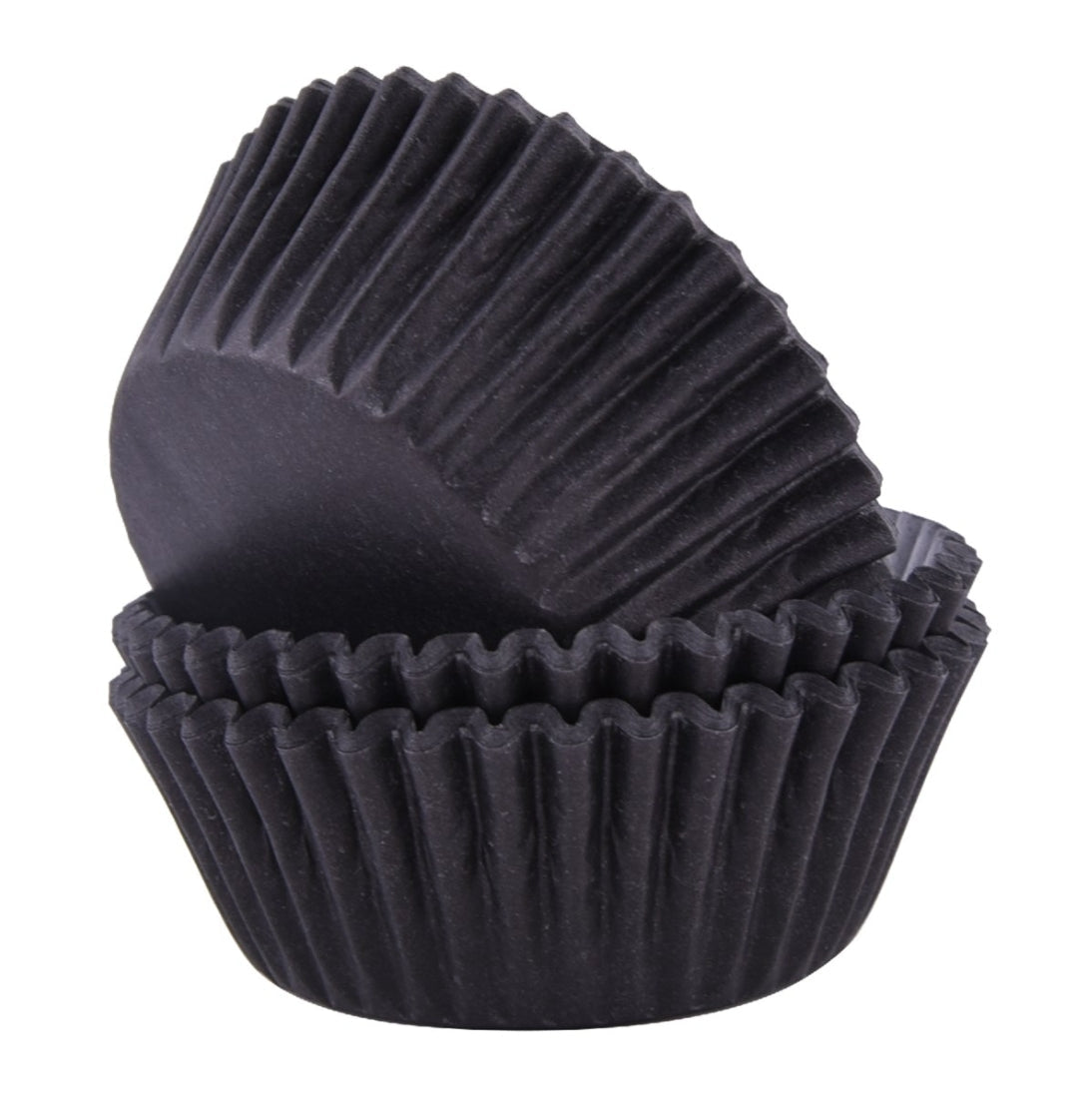 BLACK CAKE CUPS 60pcs