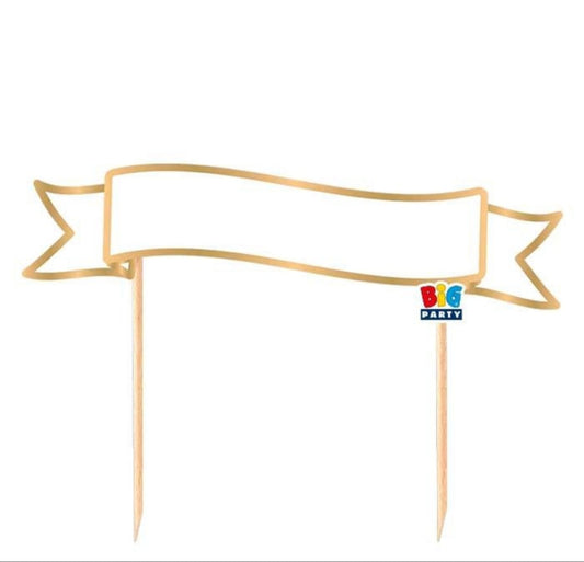CAKE TOPPER BANDIERA PERSONALIZZABILE