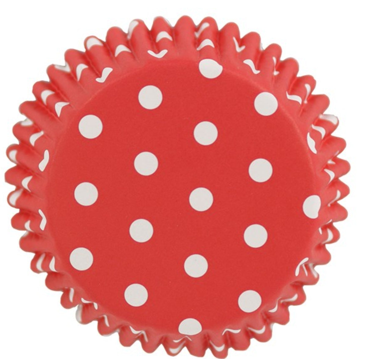 RED POLKA DOT CAKE CUPS 30pcs