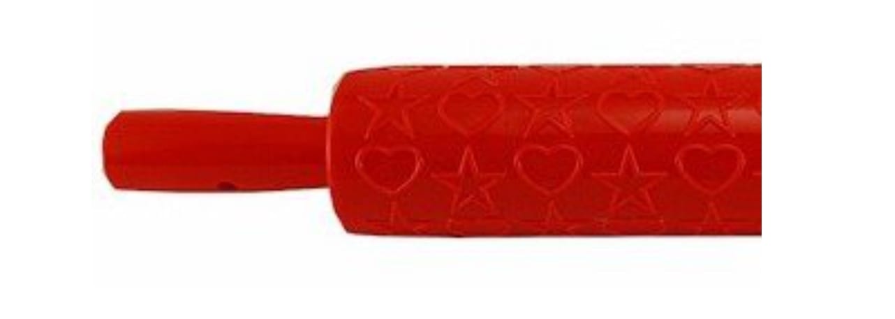 HEARTS AND STARS ROLLING PIN