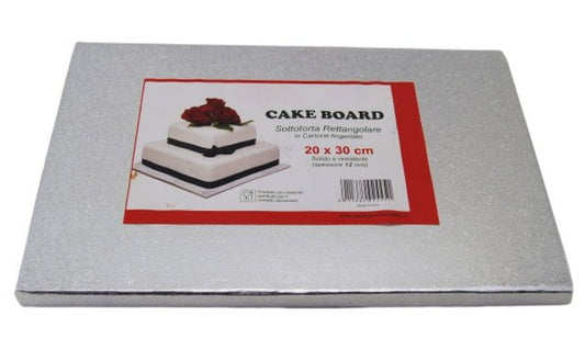 CAKEBOARD RETTANGOLARI ARGENTO