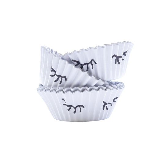 WHITE UNICORN BAKING CUPS 30pcs