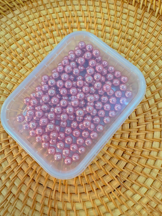 SFERICI DI ZUCCHERO ROSA GOLD — 8 mm