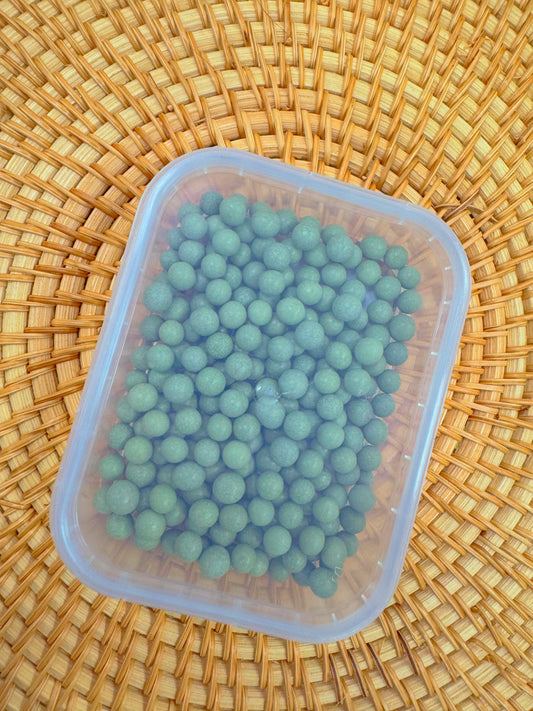 SFERICI DI ZUCCHERO SALVIA — 6mm