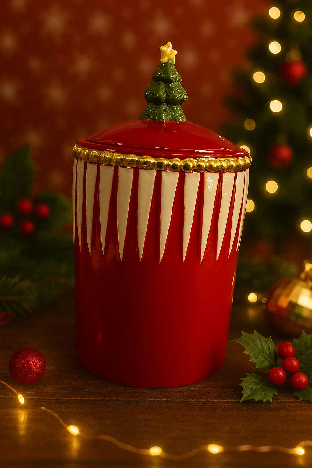 PORTA BISCOTTI CERAMICA