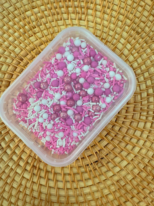 SFERICI DI ZUCCHERO MIX PINK STAR