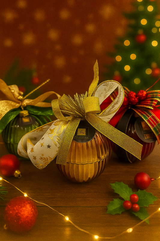 CANDELE PROFUMATE PALLINE NATALIZIE