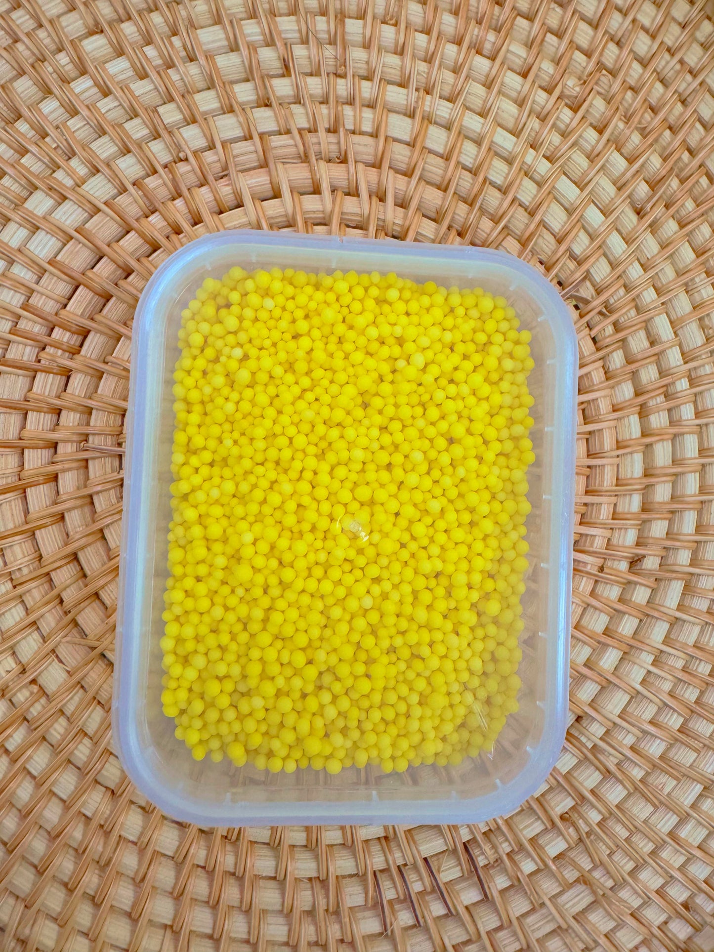 SFERICI DI ZUCCHERO GIALLI — 2mm