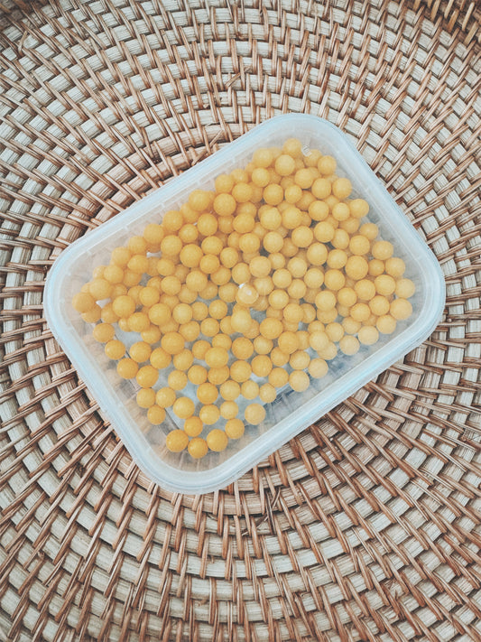 SFERICI DI ZUCCHERO GIALLI — 6mm