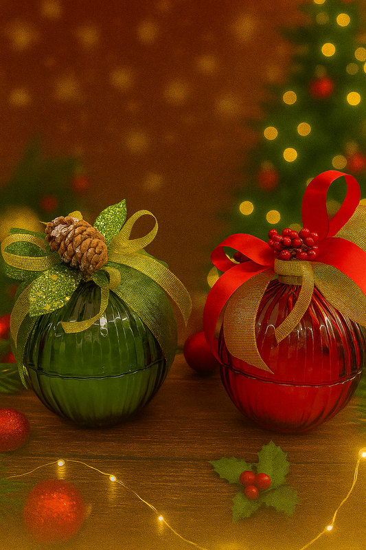 CANDELE PROFUMATE MAXI PALLINE NATALIZIE