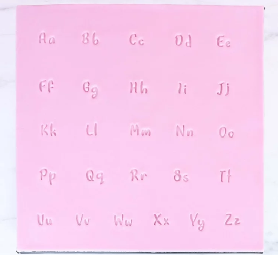 FUN FONTS - STAMPINI ALFABETO PER CUPCAKES & COOKIES - COLLEZIONE 3