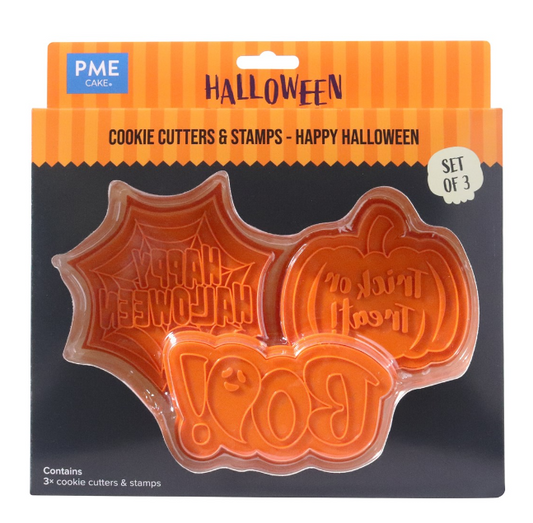 TAGLIABISCOTTI HALLOWEEN AD IMPRESSIONE - Buon Halloween SET DI 3