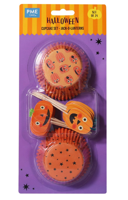 SET 48 PIROTTINI CUPCAKE E TOPPERS ZUCCHETTE