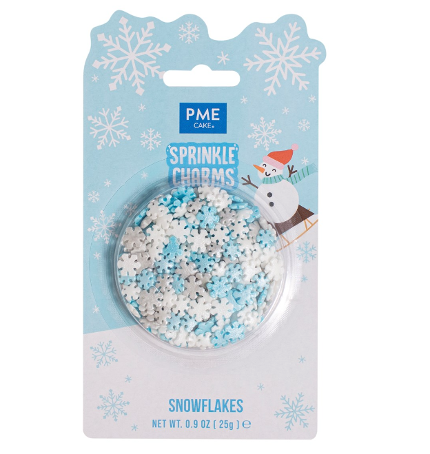 CHARMS EDIBILI ― FIOCCHI DI NEVE