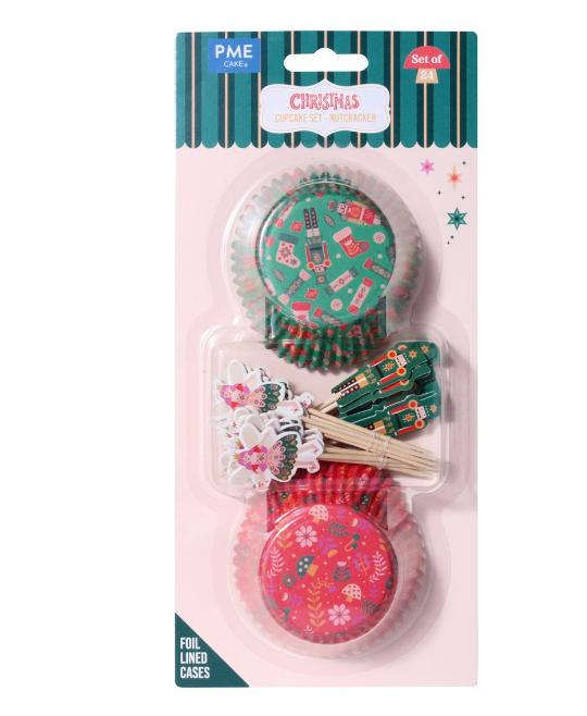 SET PIROTTINI CUPCAKE & TOPPERS ― SCHIACCIANOCI