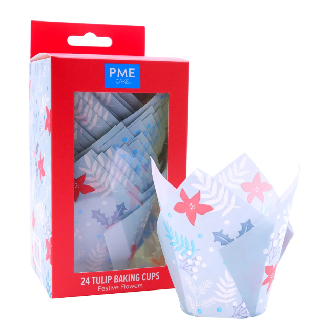 MUFFIN TULIP CUP ―  FESTIVE FLORALS