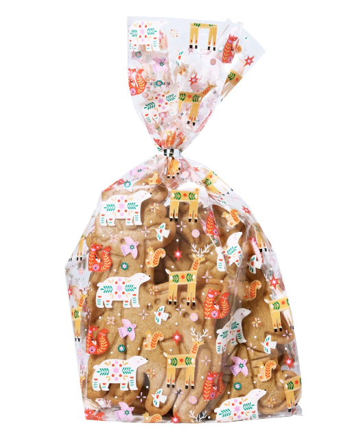 20 SACCHETTI ALIMENTARI NATALIZI ― ENCHANTED