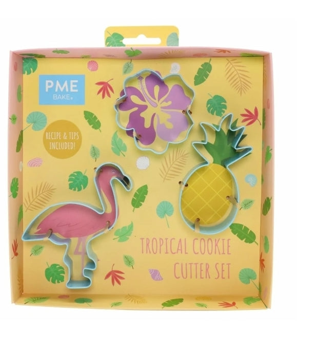TROPICAL 3PCS COOKIE CUTTERS SET
